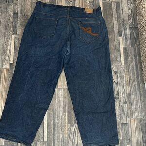 🔥🔥 ROCAWEAR Designer Denim Medium Wash Blue Jeans - Men Size 46 - EXCELLENT